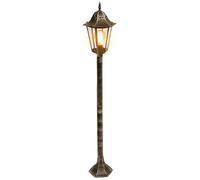 Luce da esterno Luce da sentiero Luce da giardino IP44 Bronzo Alluminio pressofuso E27 H 122 cm