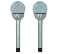 Luce da giardino a sfera di vetro in acciaio inossidabile a LED che cambia...