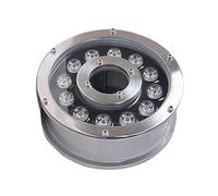 Luce Da Immersione A LED - Faretto Subacquei, Faretto Subacqueo Sommergibile A Foro Centrale 12V / 24V, Faretto Da Giardino Impermeabile In Acciaio Inossidabile IP68 ( Color : Warm White , Size : 12W(