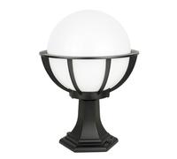 Luce Da Incasso/Paletto Vintage Retro IP43 E27 In Alluminio Acrilico 43 cm