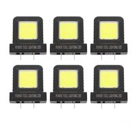 Luce da lavoro a LED da 14 W, compatibile con batterie da 20 V per batterie da 21 V, per ispezione di campeggio all'aperto, design portatile (4 pezzi)