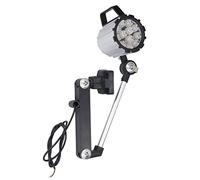 Luce da lavoro a LED, IP65 Lampada da lavoro multiuso regolabile pieghevole a prova d'acqua, lampada da tavolo da lavoro a braccio lungo 12W 24V per illuminazione industriale di fresatrici per tornio