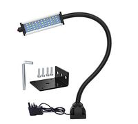 Luce da lavoro a led, luce a macchina a led, luce magnetica a collo di cigno IP66 impermeabile 800 Lumen 230 Volt 44Leds proiettori montati a vite per macchine utensili torni e banchi da lavoro