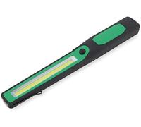 Luce da lavoro a LED, luce da officina, luce di ispezione stretta e piatta, base magnetica con gancio, funzionamento a batteria da 3 W, 300 lumen
