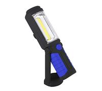 Luce da lavoro a LED, torcia LED COB, torcia portatile, con supporto magnetico per riparazione auto, casa, garage, emergenza e campeggio all'aperto (rosso), torcia LED COB, luce da lavoro a LED