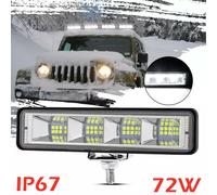 Luce da lavoro DC 12V-60V luci guida escavatori fendinebbia inondazione 2200LM