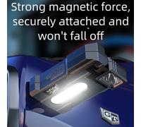 Luce da lavoro magnetica nera con ricarica USB display LCD batteria e rotazione [EEK: A+]