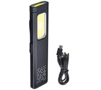 Luce da lavoro magnetica portatile COB con clip posteriore e ricarica tipo C per