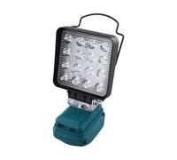 Luce da lavoro senza fili per batteria da 18 V con porta di ricarica USB e testa regolabile, compatibile con BL1830/BL1815/BL1860 Series