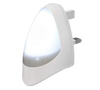 Luce da notte automatica al LED, risparmio energetico, si accende al tramonto e si spegne all'alba, plastica, White, confezione da 1 240 volts