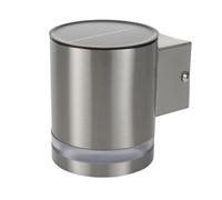 Luce da parete solare Nedis GWS-003-DS LED 35 lm IP44 acciaio inox