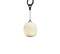 Luce da per campeggio in Silicone ABS 65g Leggera Luce da per | Tecnologia LED efficiente, luminosità regolabile, sensore pinch intuitivo, lunga durata, design compatto(White 5.5*5.5*6.5cm)