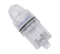 Luce da Pesca a Caduta Profonda, Luce Subacquea a LED da 300 M per Pesca alla Traina, sul Ghiaccio, alla Spigola d'Acqua Dolce, Plastica Trasparente, Alimentata a Batteria AA (Blue)