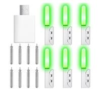 Luce da pesca a LED con durata della batteria di 10 ore, luce elettronica professionale galleggiante per acque scure, design a LED ricaricabile per pesca notturna e estesa