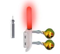 Luce da - Segnale da, Faro a, Indicatore a clip elettrico impermeabile Campana in rame | Lampada ricaricabile Fish Alert Finder per principianti, appassionati e professionisti