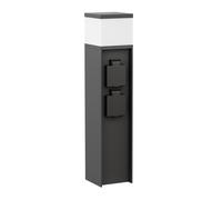 Luce da sentiero / bitta PODEL per esterni IP44 39 cm nero 1x G9 max. 10W 2