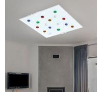 Luce Da Soffitto LED Di Lusso Con Pietre Di Vetro Colorate Satinato Per Ufficio