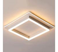 Luce da SOFFITTO LED di Lusso Leggera Lampada da Soffitto Quadrata per Montaggio A Incasso 3 Temperature di Colore in Una (3000K/4000K/6000K) Illuminazione Creativa A Soffitto Piatto