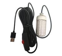 Luce Da Subacquea | Lampada con Porta USB da 8 Watt,Luce da con Cavo Impermeabile della Lunghezza di 5 Metri | per Calamari Sgombri e Bonito, sulla Barca Notturna nel Mare