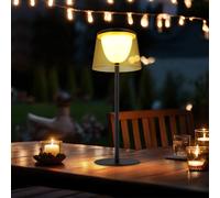 Luce da Tavolo Lampada Comodino Batteria LED Altezza Regolabile Touch Dimmer