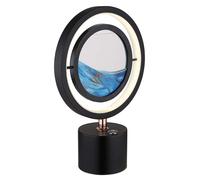 Luce da Tavolo Lampada Comodino LED Regolatore Touch Quadro di Sabbia Deko Akku