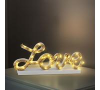 Luce da Tavolo Lampada Decorativa Luci Soggiorno LED Corda Canapa Love Timer L