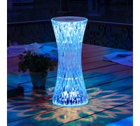 Luce da Tavolo Lampada di Cristallo Cambiamento Colore RGB Letto Altezza