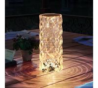 Luce da Tavolo Lampada di Cristallo LED Batteria USB Cct Regolatore Touch Chiaro [EEK: Non valutato]