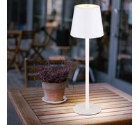 Luce da Tavolo Lampada per Esterni LED USB Batteria Touch Dimmerabile Bianco
