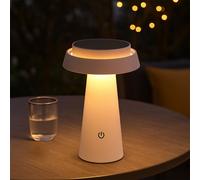 Globo Lampada da tavolo LED 36624, bianco, batteria ricaricabile, CCT, IP54, Globo
