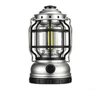 Luce da tenda vintage ricaricabile Una fonte affidabile di illuminazione in condizioni meteorologiche piovose (senza batteria argento)