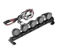 Luce da tetto per auto RC, parte accessoria per lampada per fari a barra luminosa a 5 LED con cavo da 65 cm per auto RC AXAIL Scx10