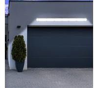 Luce da Vasca Plafoniera Lampada Soffitto Capannoni Bianco IP65 Allungato 2x LED