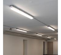 Luce da Vasca Soffitto Apparecchio Stagno Bianco Neutro LED Garagenlampe 6er Set [EEK: E]