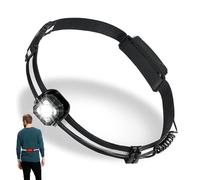 Luce da vita sportiva, con batteria da 2000 mAh, luce di avvertimento posteriore, impermeabile, ricaricabile tramite USB, luce da cintura per jogging, campeggio, escursionismo e ciclismo