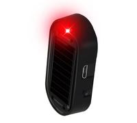 Luce d'allarme per auto - Luce di sicurezza 'auto 22g | Luce sensore intelligente a LED simulato | Luce di ricarica USB solare | 1,97*0,79*0,51 pollici antifurto nessuna luce di perforazione per v