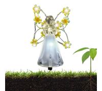 Luce d'angelo da giardino di angelo decorative impermeabili | Luce automatica accesa di notte Luci solari per gateway per regali di inaugurazione della casa, regalo