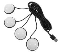 Luce d'atmosfera automatica USB 1 in 4 vie Luce interna per auto Lampada