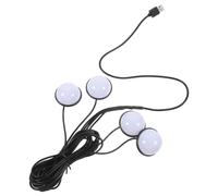 Luce d'atmosfera automatica USB 1 in 4 vie Luce interna per auto Lampada