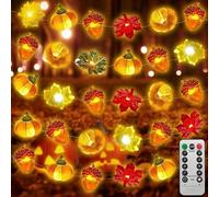 Luce Decorativa del Ringraziamento, 3 Meters 30 Led Luci Ghirlanda di Foglie