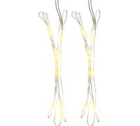 Luce decorativa Ghirlanda di lucine Lampada a sospensione Lampada da balcone Luce esterna Luci per feste Striscia LED 20x, 0,04 W, L 148 cm