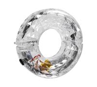Luce Decorativa in Plastica Ruota Bici USB Ricaricabile per Bianca | 300mah, Ip65, per Ciclismo Notturno su Bici e Ruota, Finitura Curata e Stile Unico
