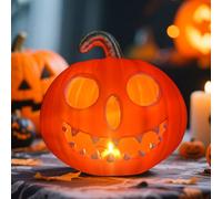 Luce decorativa per Halloween, decorazione a LED di zucca, lanterna di zucca, luminosa per interni ed esterni, decorazione di Halloween, luce notturna, decorazione autunnale, luce a LED per interni ed