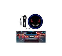 Luce degli occhi del diavolo per il parabrezza,USB Plug and Play auto luce degli occhi LED con 11 modalità,luce degli occhi del diavolo per le auto,luci dinamiche degli occhi del diavolo auto,Blu