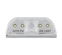 Luce del Buco della Serratura, Luce del Sensore Automatico a Infrarossi a LED, Rilevatore Movimento Sensore Automatico IR con 4 LED Luce per Il corridoio delle Scale Serratura Porta del Foro