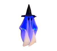 Luce del fantasma di Halloween - Decorazione a batteria, figura illuminata di cappello da , ornamento da giardino in piedi | Adatto per portico d'ingresso, cortile, percorso, giardino, passerell