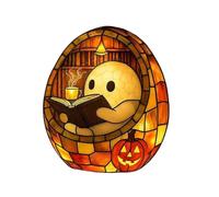 Luce Del Libro Lettura Fantasma | Halloween Ghost Reading Night Lights | Simpatico Colore Che Cambia Comodino Fantasma | Ghosts Leggi Le Luci Dei Libri Halloween Decor For Books Lover & Readers