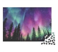 Luce del Nord Rompicapo 1000 Pezzi In puzzle in Cartone Premium, Un Puzzles Per Giochi Di Puzzle Per Lo Sviluppo Cognitivo, Ideale Per Passatempo Per Anziani, Il Puzzle Più