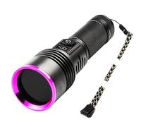 Luce del sangue per tracciare cervi, torcia ricaricabile UV con display LCD, luce notturna per rilevamento delle urine, polimerizzazione in resina per campeggio all'aperto, viaggi, escursionismo