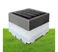 Luce Della Copertura Del Per Esterni,Senza Cablaggio Illuminazione Due Colori - Copertura Del Luminoso Per Recinzione Con Carico Solare,Per Sentiero Giardino Balcone Terrazza